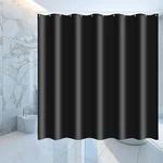 Waterproof Black Shower Window Curtain Bathroom Drape Hotel Home Decor Fashion