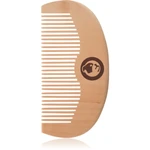 Bulldog Original Beard Comb drevený hrebeň na fúzy Peach Wood 10,4 cm 1 ks