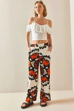 XHAN Tile Patterned & Textured Trousers