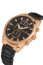 Polo Air Sport Case Men's Wristwatch Black-copper Color