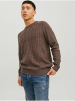 Brown men's sweater Jack & Jones Craig - Men's