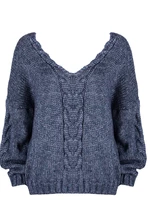 Kamea Woman's Sweater K.21.610.12 Navy Blue