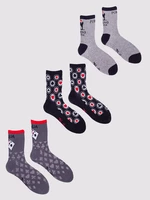 Yoclub Man's Men's Socks 3-Pack SKA-0071F-AA00-002