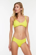 Trendyol Bikini Bottoms With Yellow Piping Detailed