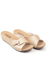 Capone Outfitters Mules - Gold-colored - Wedge