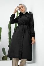 InStyle Flap Pocket 0880 Coat - Black