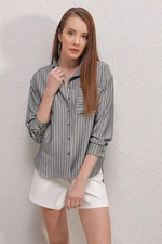 Bigdart 20143 Pocket Oversized Shirt - Gray