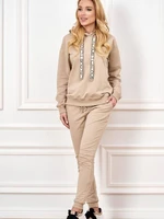 Beige sweatshirt Lalous BL-0442. R65