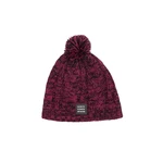 Black and pink girly brindle winter hat with pompom Sam 73 Gloria