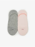 Calvin Klein Set of two pairs of women's socks in gray and pink Calvin Kle - Ladies