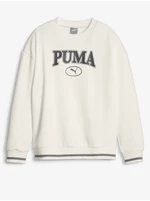 Cream Girls' Sweatshirt Puma Squad Crew - Girls