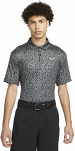 Nike Dri-Fit Tour Mens Camo Golf Polo Iron Grey/White S