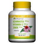 BIO PHARMA Echinacea 100 mg + vitamin C 500 mg + zinek 10 mg 90 + 30 tablet