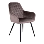 Jasnobrązowe aksamitne krzesła zestaw 2 szt. Harbo – House Nordic