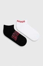 Ponožky HUGO 2-pak pánske,čierna farba,50514116