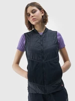 Dámská běžecká outdoorová vesta s výplní PrimaLoft Black Insulation Eco - černá