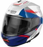 Nolan N100-6 Paloma N-Com Metal White Red/Silver/Blue XS Casco