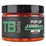 Tb baits plávajúce boilie pop-up citrus - black pepper + nhdc 65 g-16 mm