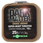 Korda náväzcová šnúrka dark matter tungsten coated braid gravel brown 10 m-priemer 18 lb / nosnosť 8,2 kg