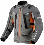 Rev'it! Jacket Sand 4 H2O Grey/Orange 2XL Giacca in tessuto