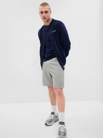 Šedé pánske šortky GAP mini arch short french terry