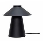 Czarna metalowa lampa stołowa Chipper – Hübsch