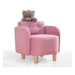 Różowy fotel dziecięcy Volie – Artie