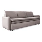 Beżowa aksamitna rozkładana sofa Miuform Tender Eddie