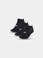Women's Sports Socks Under the Ankle (3Pack) 4F - Black