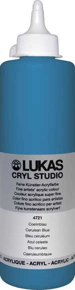 Lukas Cryl Studio Peinture acrylique 500 ml Cerulean Blue