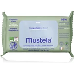 Mustela Compostable at Home Cleansing Wipes čistiace utierky s parfumáciou pre deti od narodenia 60 ks