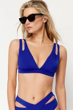 Trendyol Saks Triangle Cut Out/Windowed Bikini Top