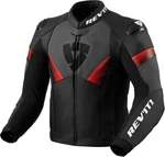 Rev'it! Jacket Argon 2 Black/Neon Red 50 Chaqueta de cuero