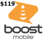 Boost Mobile $119 Mobile Top-up US