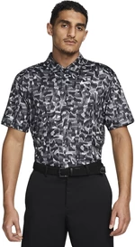 Nike Dri-Fit Tour Confetti Print Mens Polo Light Smoke Grey/White L