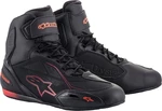 Alpinestars Faster-3 Drystar Shoes Black/Red Fluo 42,5 Motorradstiefel