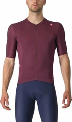 Castelli Espresso Jersey Deep Bordeaux/Silver Moon L Maillot de ciclismo