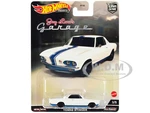 1966 Chevrolet Corvair Yenko Stinger White with Blue Stripes "Jay Lenos Garage" Diecast Model Car by Hot Wheels