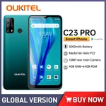 Oukitel C23 Pro Smartphone On Android 6.53inch 5000mah 4g Lte Smartphones Cheap Mobile Phone 8pm/13pm Camera Smart Phone