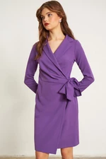 Gusto Jacket Dress - Purple
