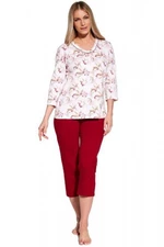 Cornette Adele 481/360 Dámské pyžamo L růžová
