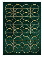 Kusový koberec Emerald 1010 green and gold-200x290