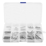 150pcs 3 Types Stainless Steel Cotter Pin Assortment Kit M1 M2 M3 with Storage Box