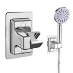 1Pcs Shower Head Holder Adjustable Wall Mounted Shower Holder Self-Adhesive Showerhead Handheld Bracket Bathroom Accessories