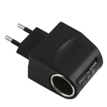 New Stylish 220V AC to 12V DC Car Cigarette Lighter Wall Power Socket Plug Adapter Converter New Dropping Shipping