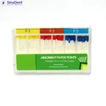 1 Box Dental Absorbent Paper Points F1 F2 F3 02 04 06 Taper Assorted Dental Materials Endodontic Instruments