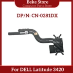 Beke New Original For DELL Latitude 3420 Laptop Radiator Copper Tube Heatsink 0281DX 281DX CN-0281DX Fast Ship