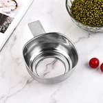 Large Diameter Funnel Comfort Handle Stainless Steel Primary Color Kitchen Tools Stainless Steel Funnel High Hardness Wine Leak
