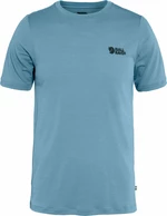 Fjällräven Abisko Wool Logo SS M Dawn Blue L Camiseta Camisa para exteriores