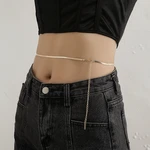 New Simple Plain Color Snake Bone Chain Body Chain Female Punk Retro Sexy Metal Waist Chain BD7003